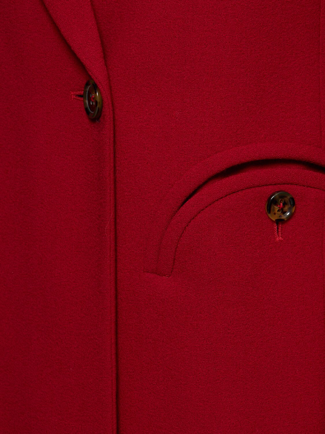 Shop Blazé Milano Cool & Easy Everyday Wool Blazer In Red