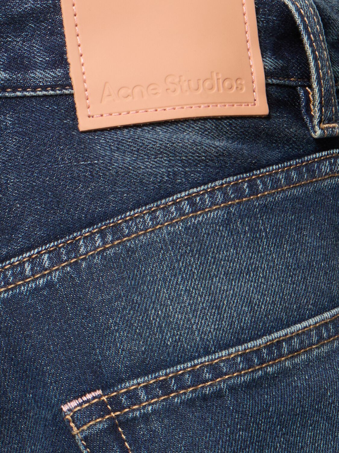 Shop Acne Studios Broadway Mid Rise Baggy Jeans In Mid Blue