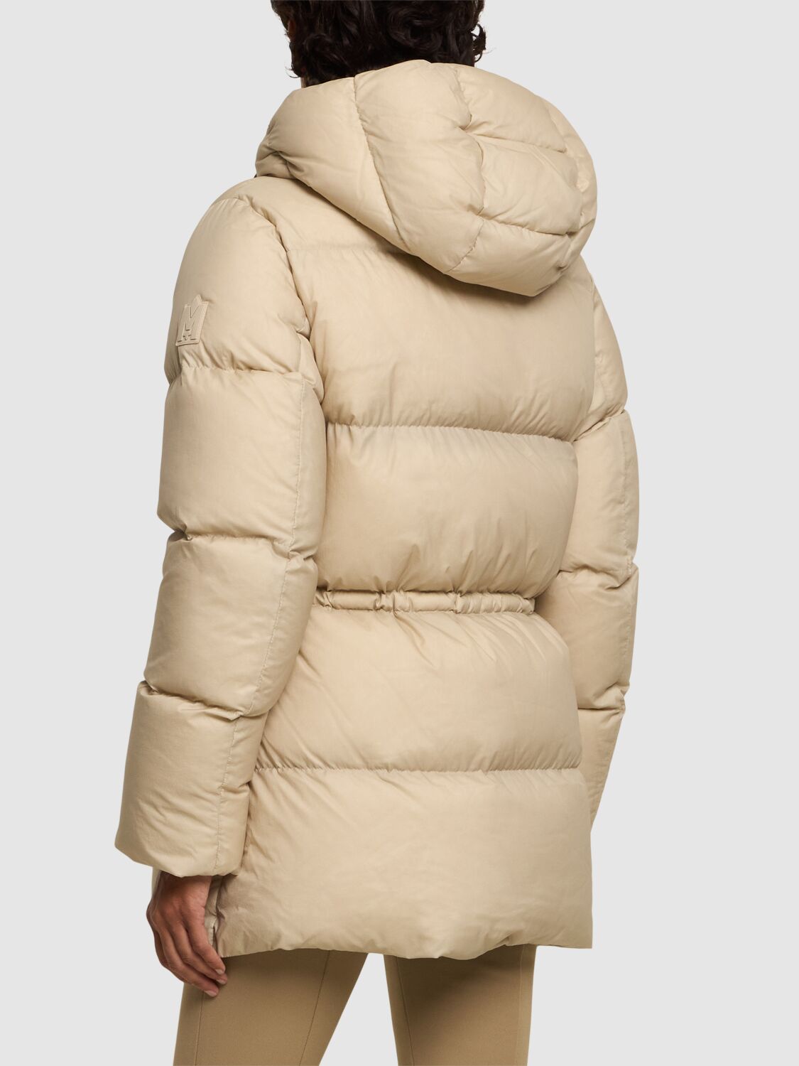 Shop Mackage Freya Hooded Light Down Jacket In Trench