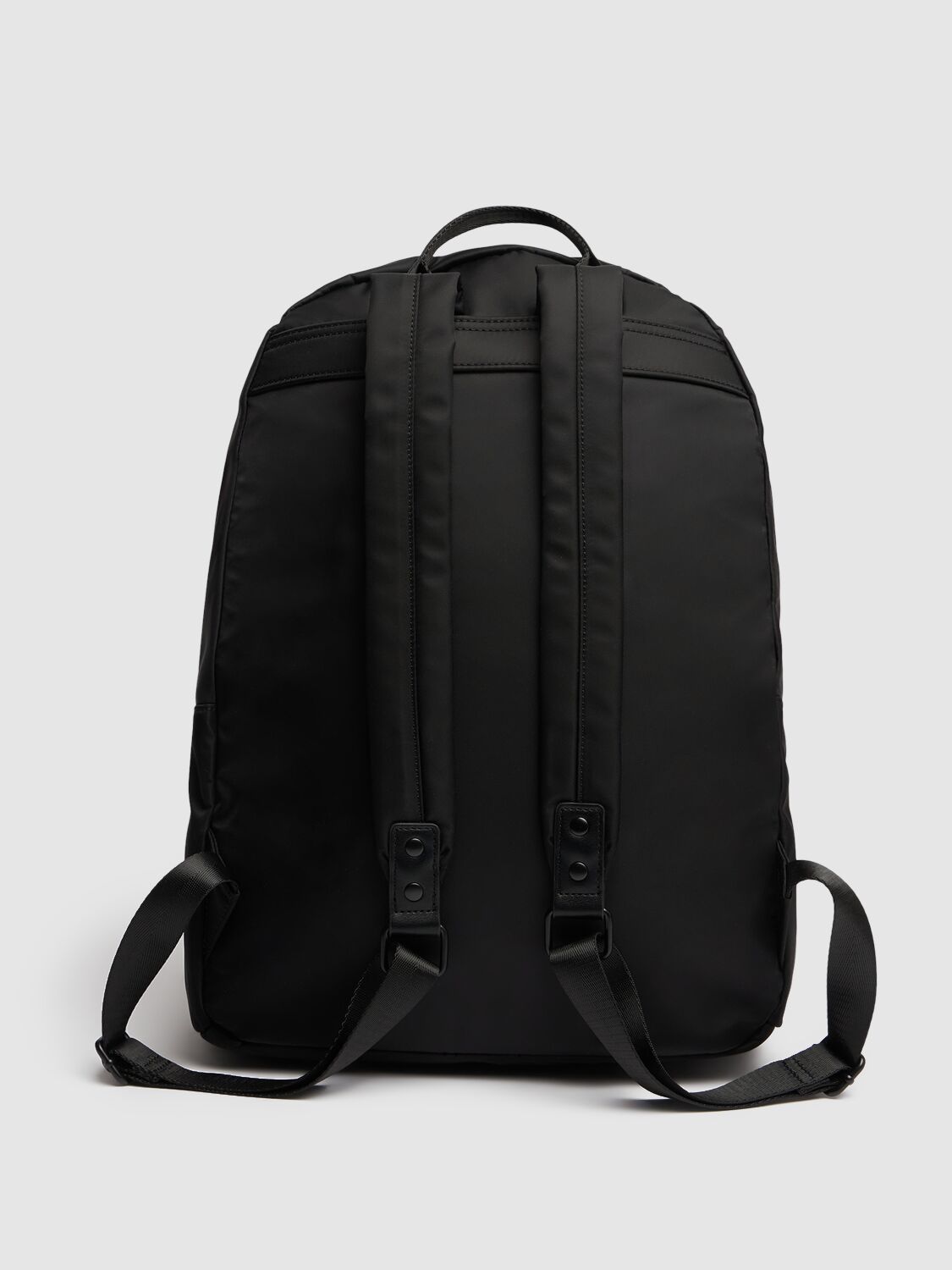 Shop Msgm Nylon Backpack In Black