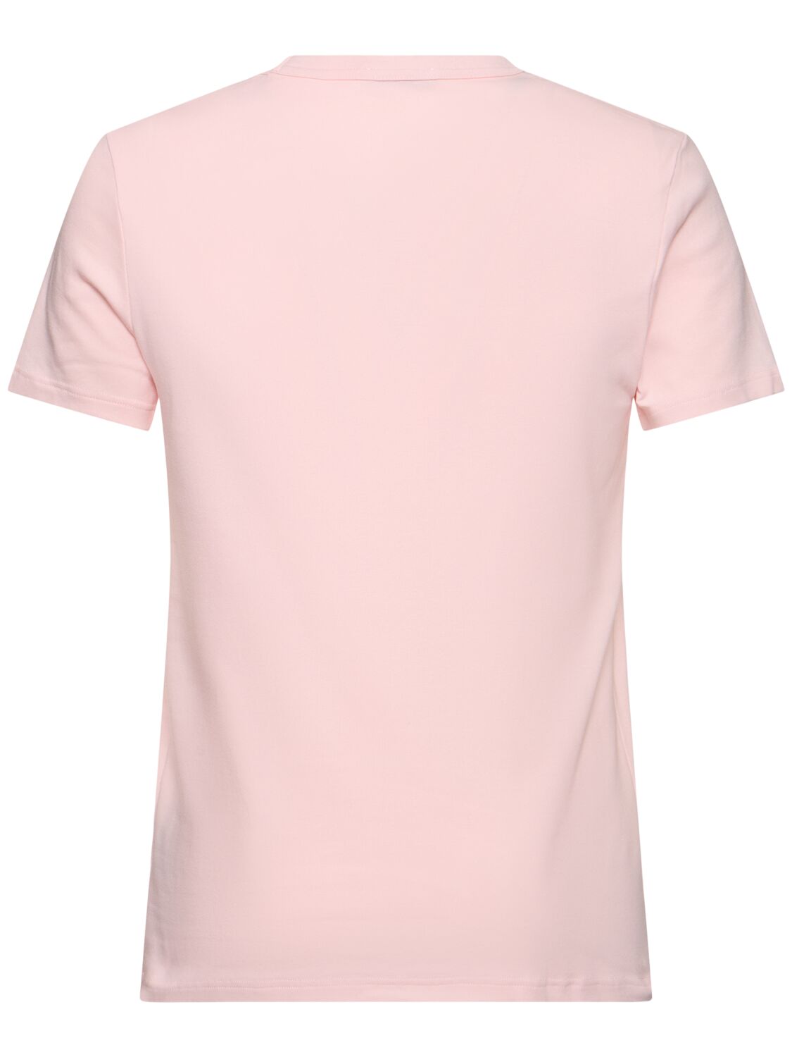 Shop Tom Ford Cotton Jersey Crewneck T-shirt In Soft Pink