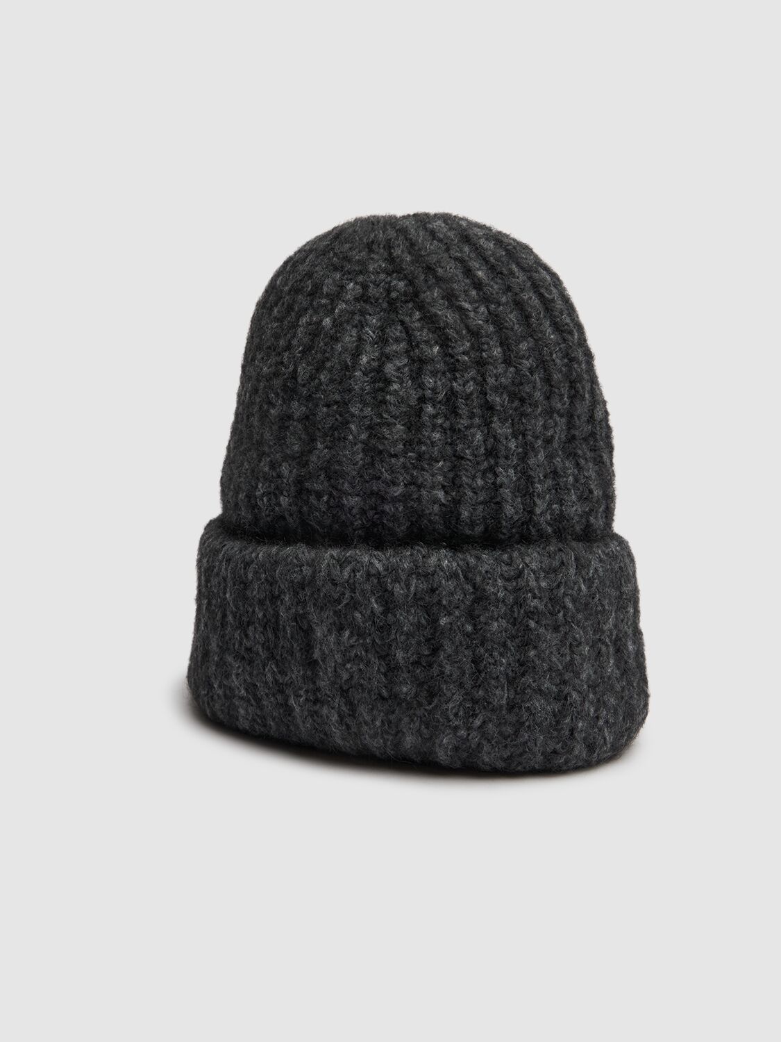 Shop Sunflower Alpaca & Wool Beanie In Anthracite