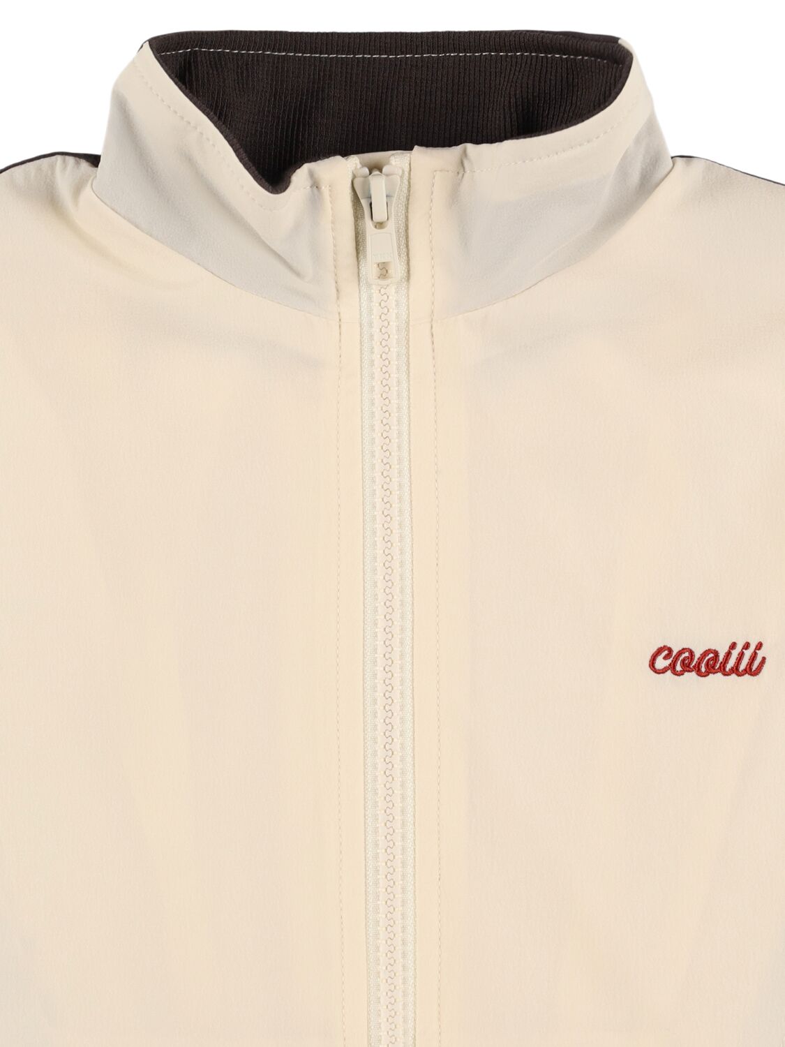 Cooiii Coordinate Print Patchwork Sport Jacket In Multicolor