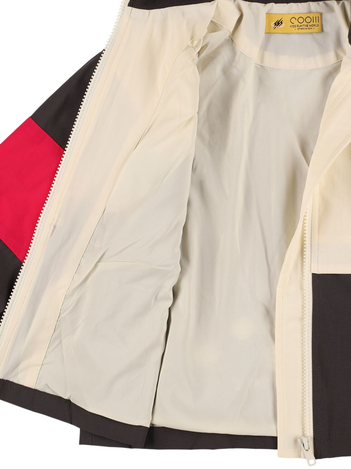 Cooiii Coordinate Print Patchwork Sport Jacket In Multicolor