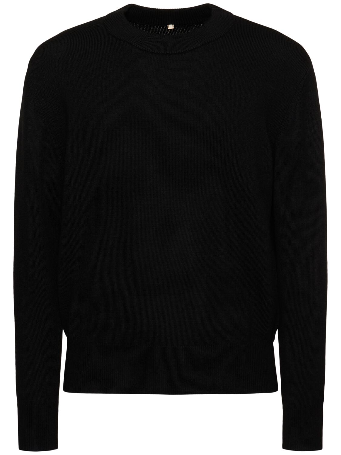 Sunflower Moon Wool Knit Jumper In Black