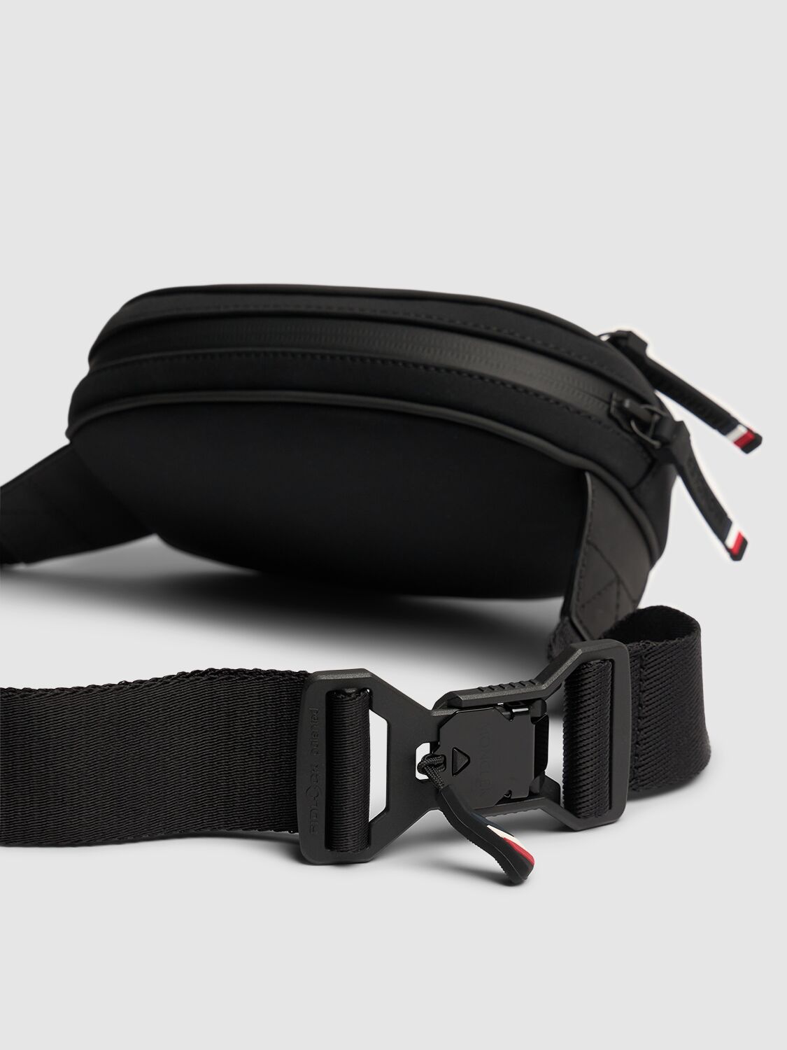 Shop Moncler Nylon Blend Belt Bag In Black