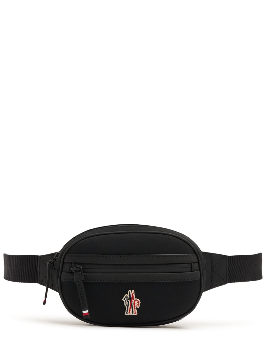 Shop Moncler Nylon Blend Belt Bag In Black