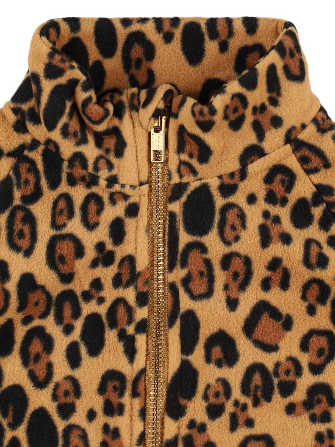 Shop Mini Rodini Printed Recycled Poly Fleece Jacket In Multicolor