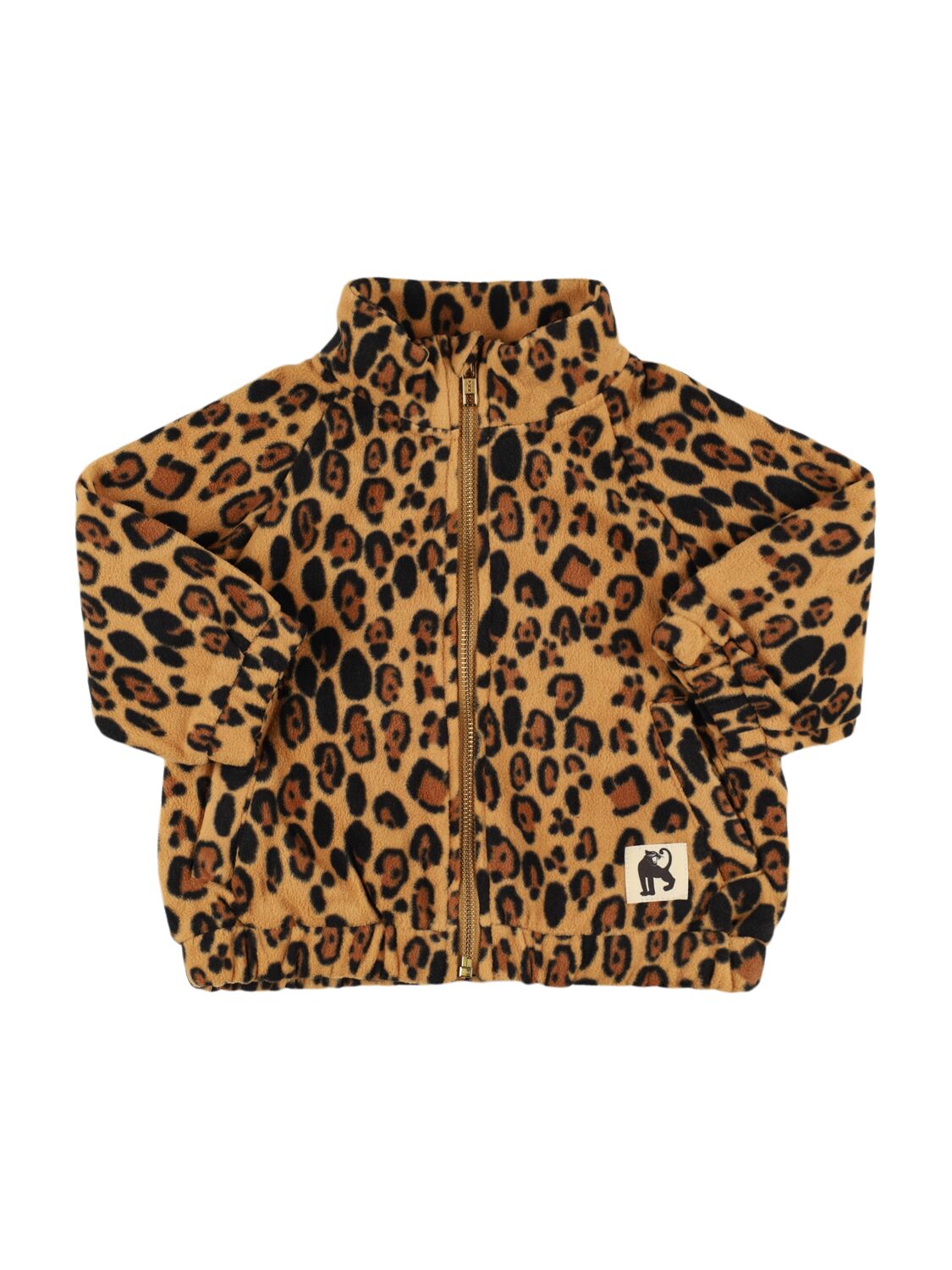 Mini Rodini Printed Recycled Poly Fleece Jacket In Multicolor