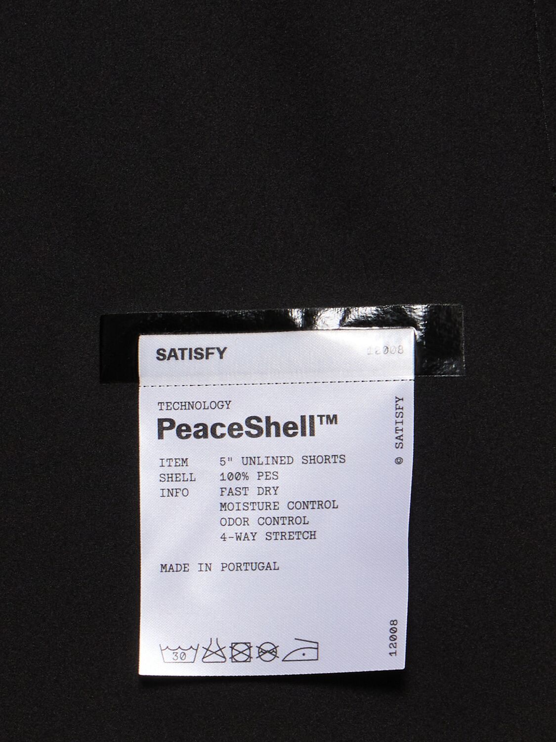 Shop Satisfy Peaceshell 5'' Unlined Shorts In Black