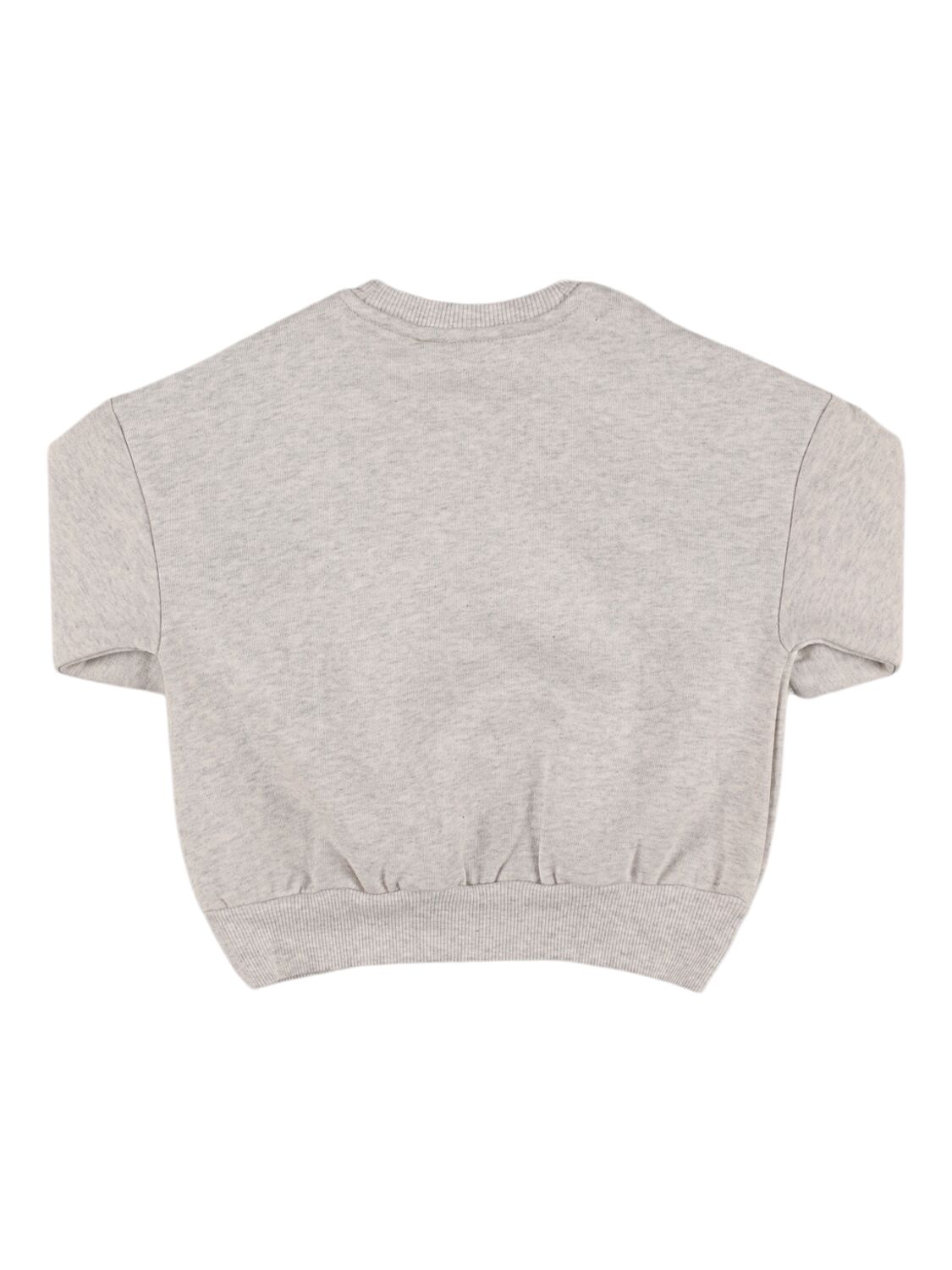 Shop Mini Rodini Dog Embroidery Organic Cotton Sweatshirt In Grey