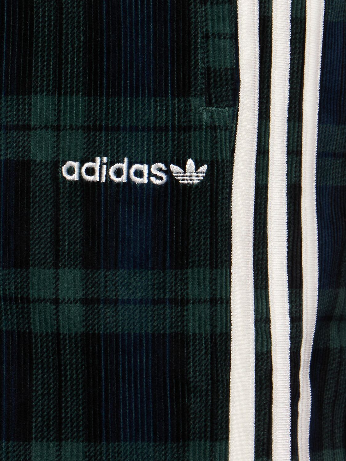 【adidas】】Corduroy Tartan Wide Leg Pants Adidas Original Corduroy Tartan Wide Leg Pants