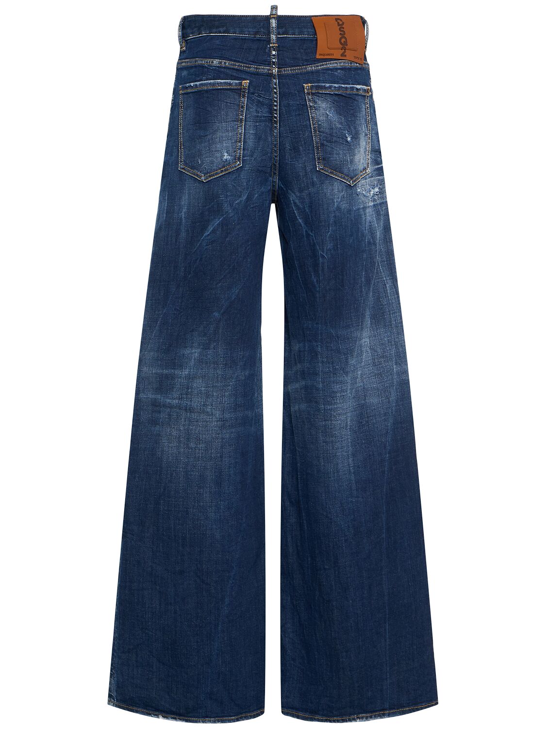 DSQUARED2 TRAVELLER LOW RISE STRETCH BAGGY JEANS 
