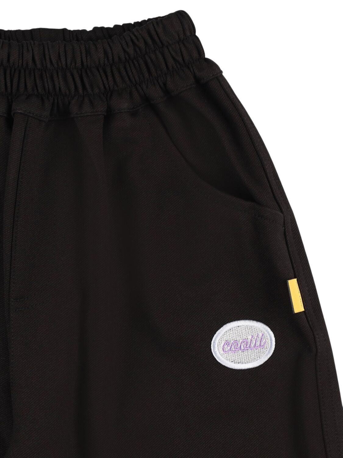 Cooiii Adjustable Button Casual Pants In Black