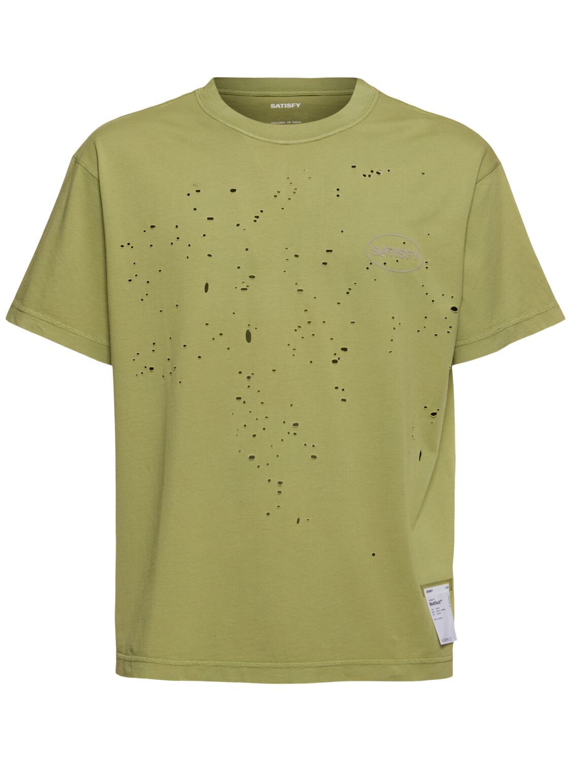 Satisfy Mothtech Organic Cotton T-shirt In Green