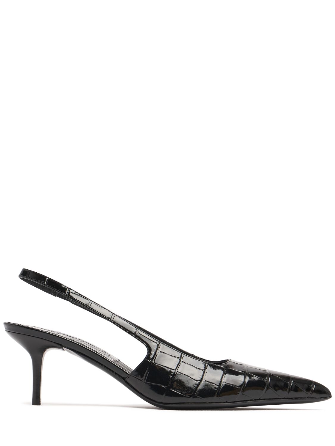 Image of 105mm Emma Croc Embossed Slingbacks