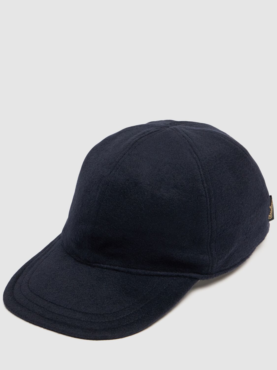 Shop Borsalino Lucio Reversible Baseball Hat In Navy