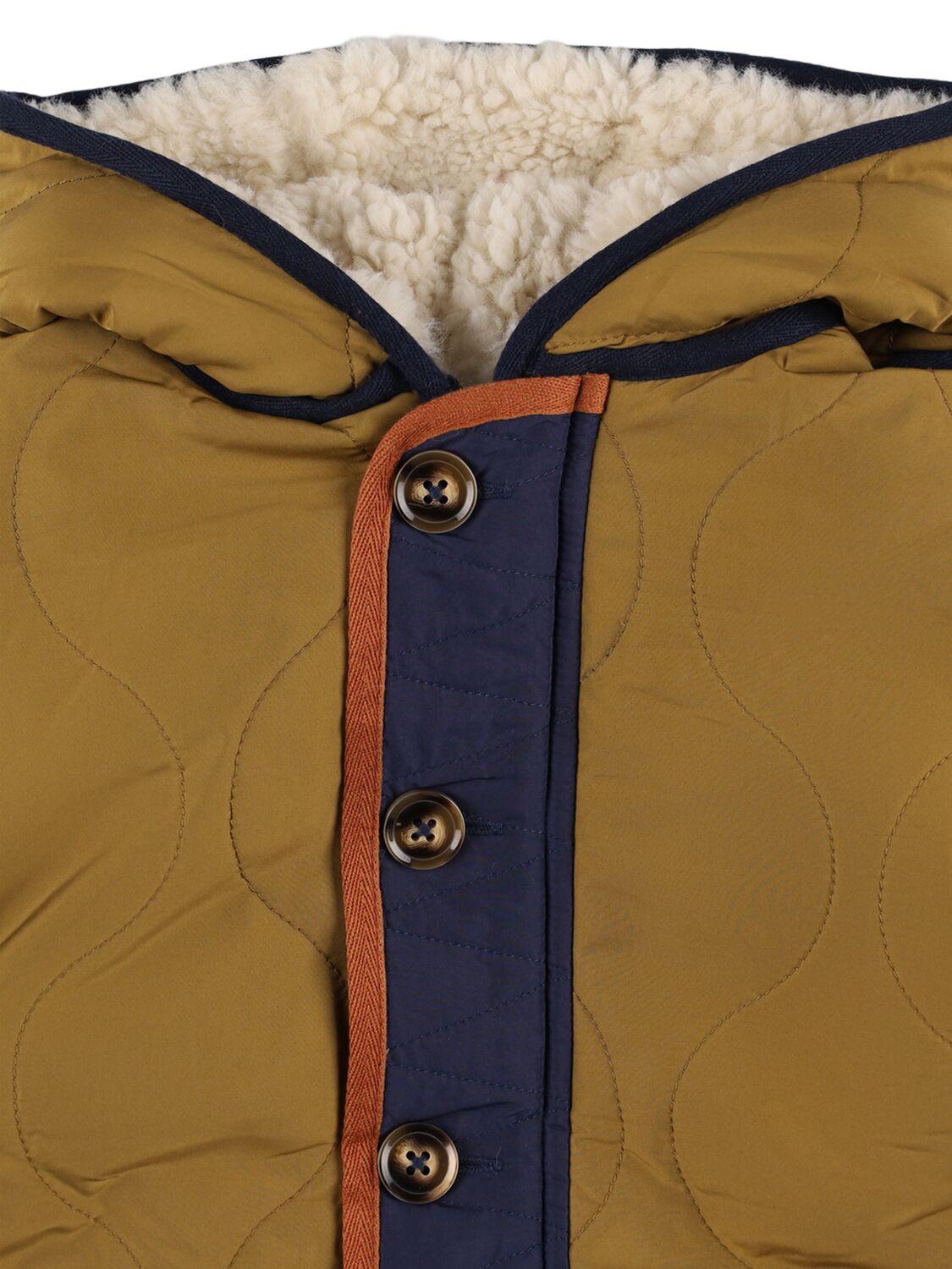 Shop Louise Misha Hooded Poly Down Jacket In Khaki