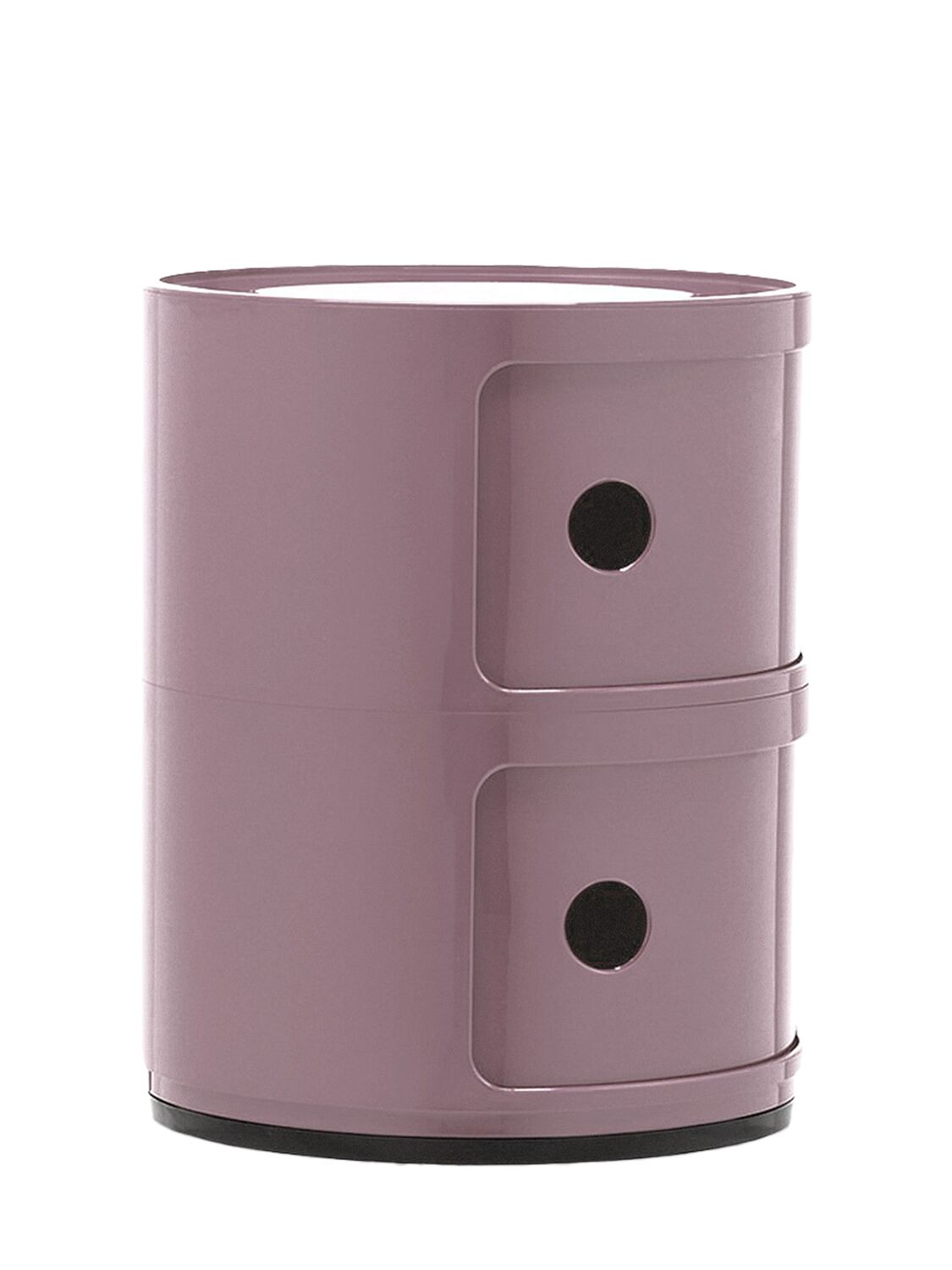 Kartell Componibili Colors 2 Tier Storage Tower In Mauve