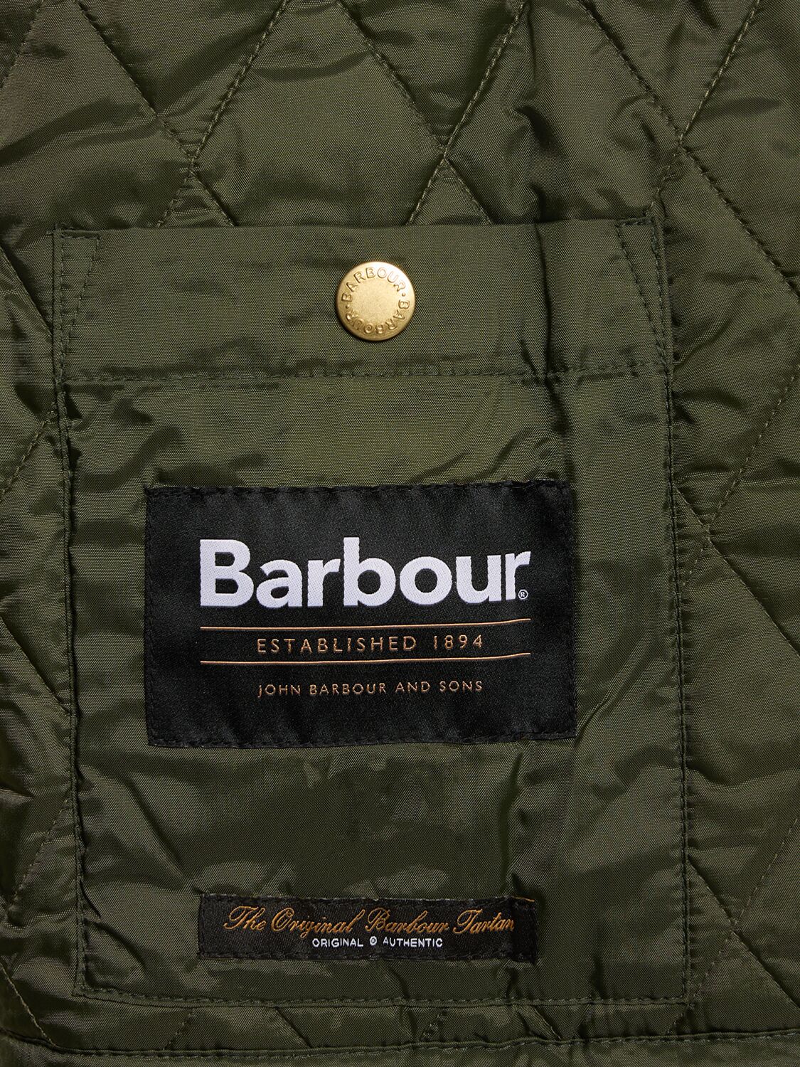 Shop Barbour 30th Anniversary Short Liddesdale Jacket In Olive Green