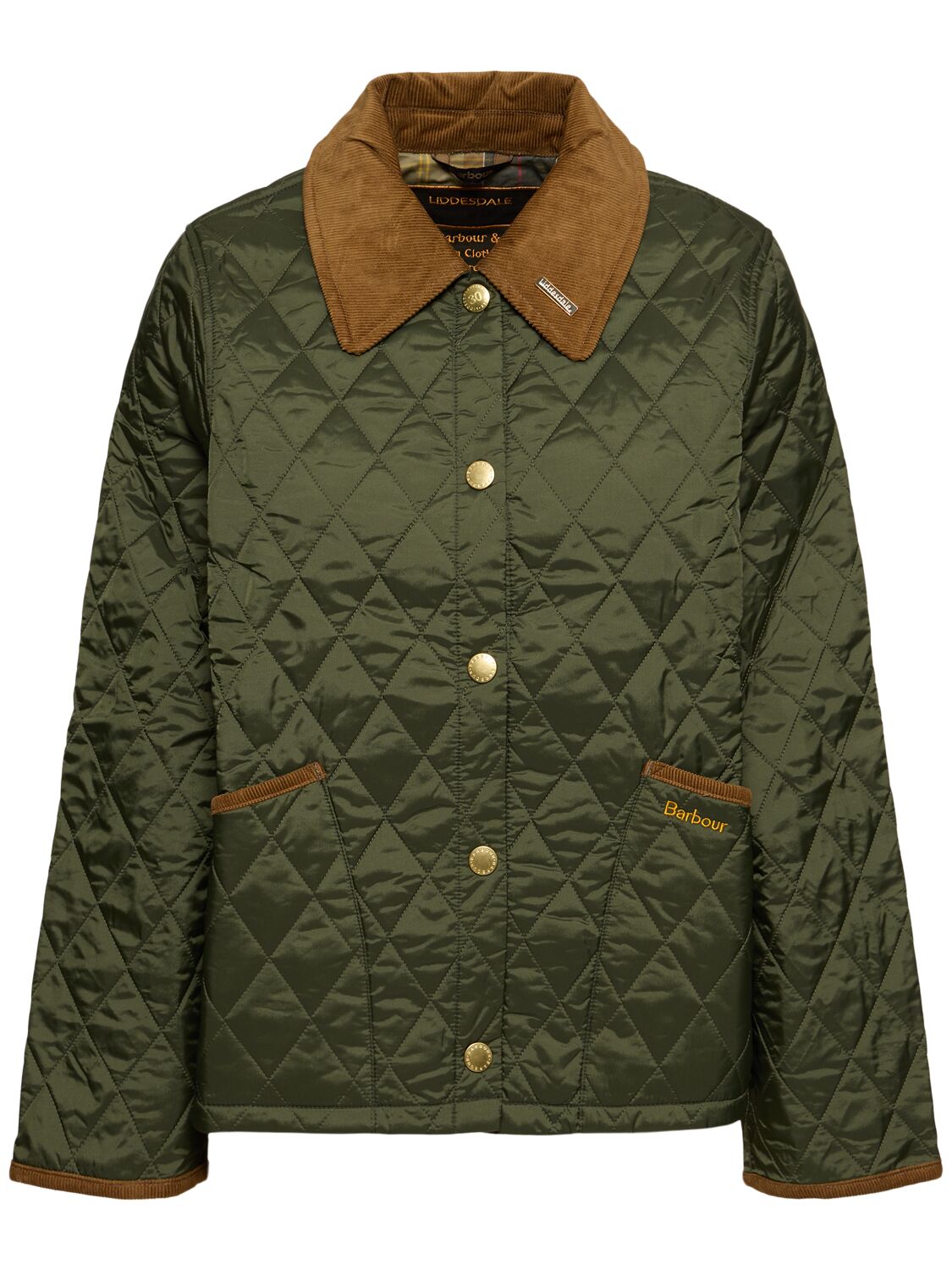 Shop Barbour 30th Anniversary Short Liddesdale Jacket In Olive Green