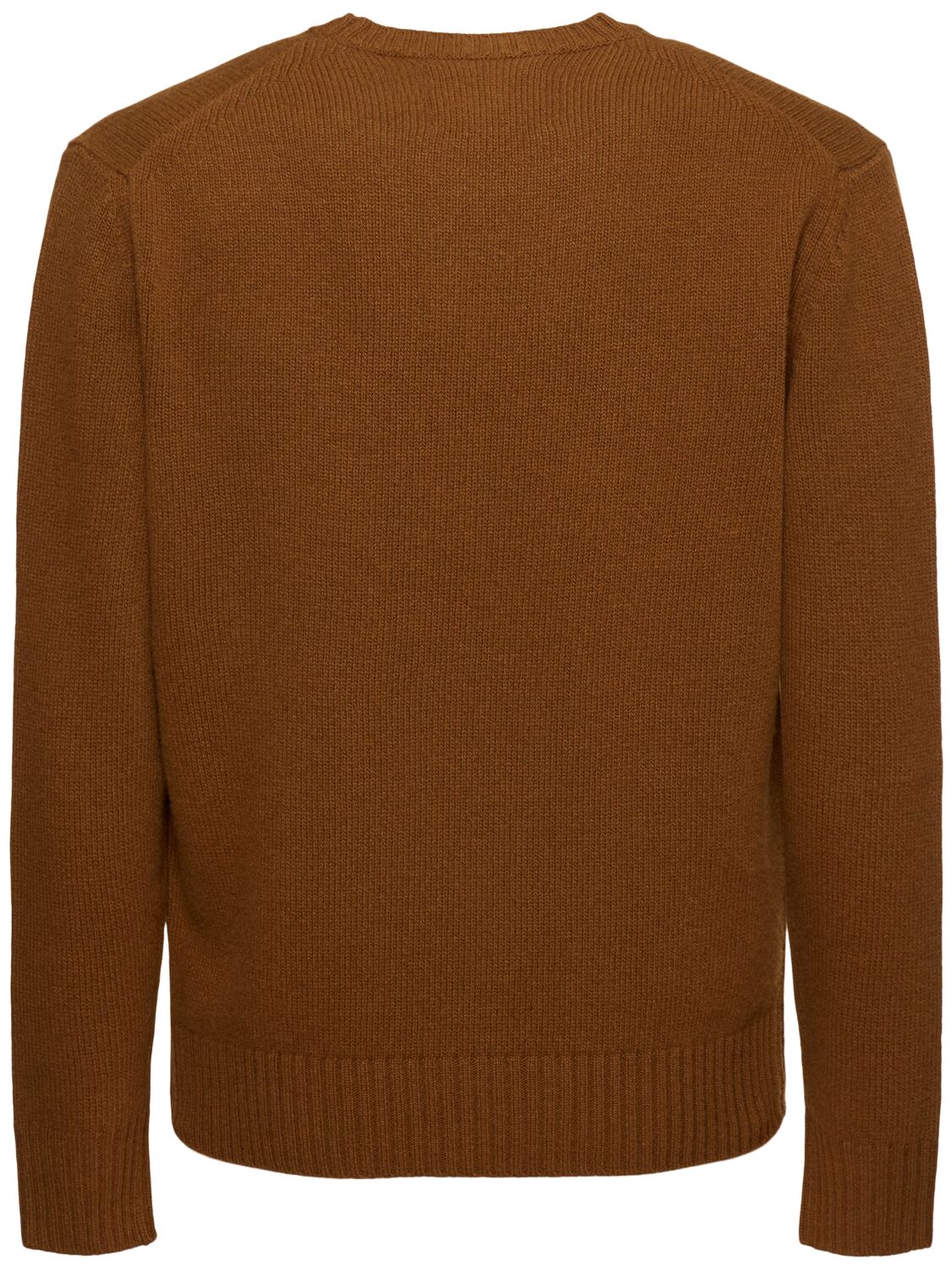 Shop Seven Gauge Wool Crewneck Sweater In Nocciola