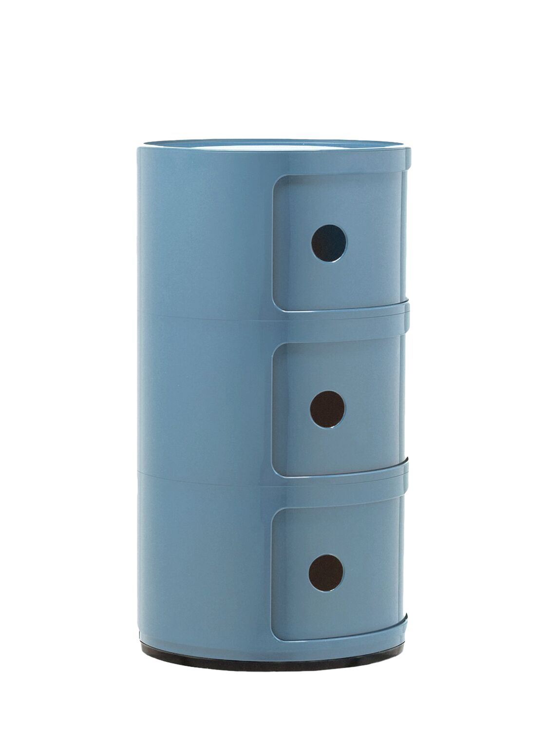 Shop Kartell 3-compartment Componibili Container In Blue