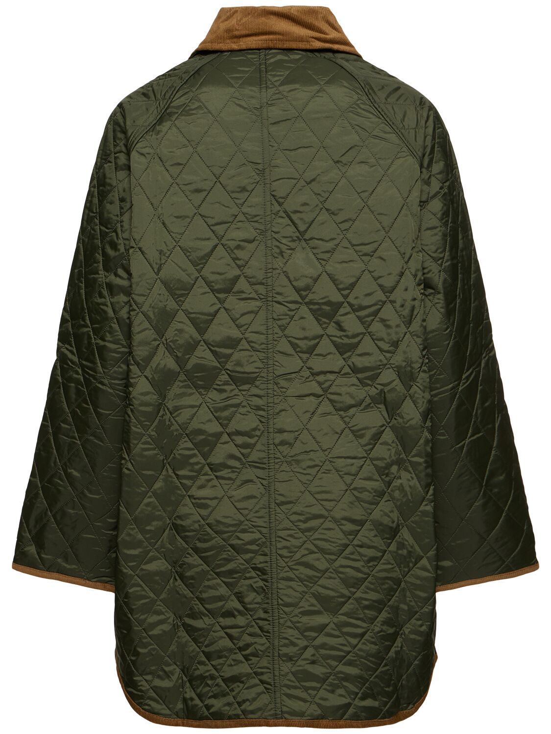 Shop Barbour 30th Anniversary Long Liddesdale Jacket In Olive Green