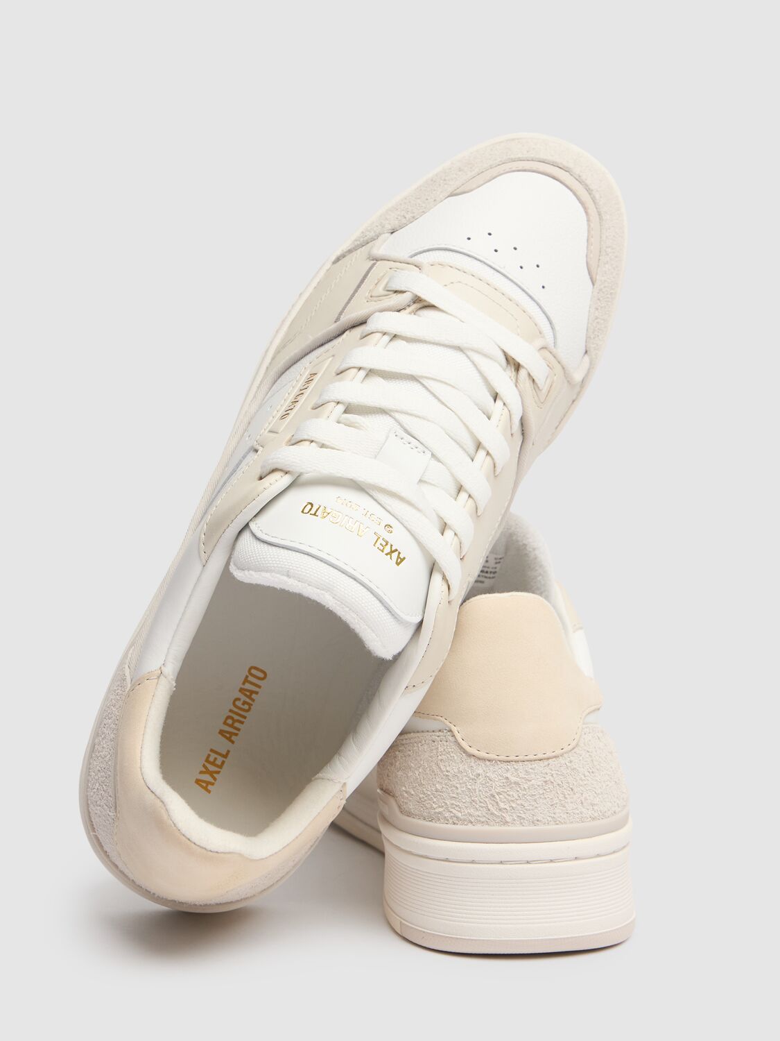 Shop Axel Arigato Clay Sneakers In Beige/white