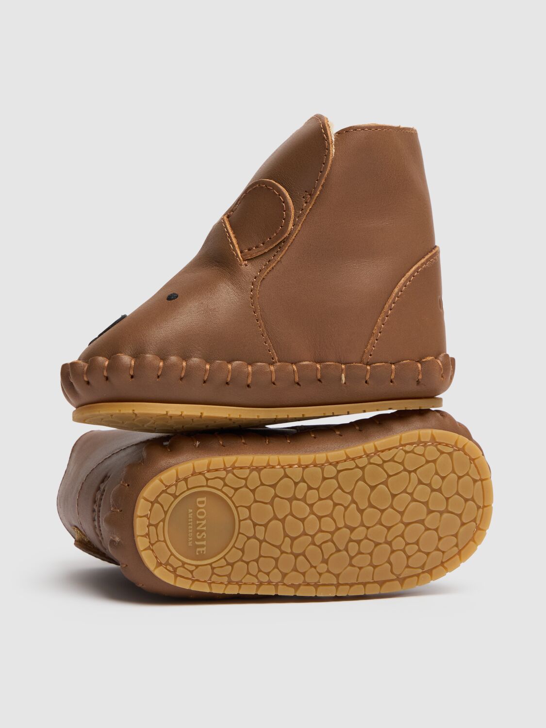 Shop Donsje Bear Leather Boots In Brown