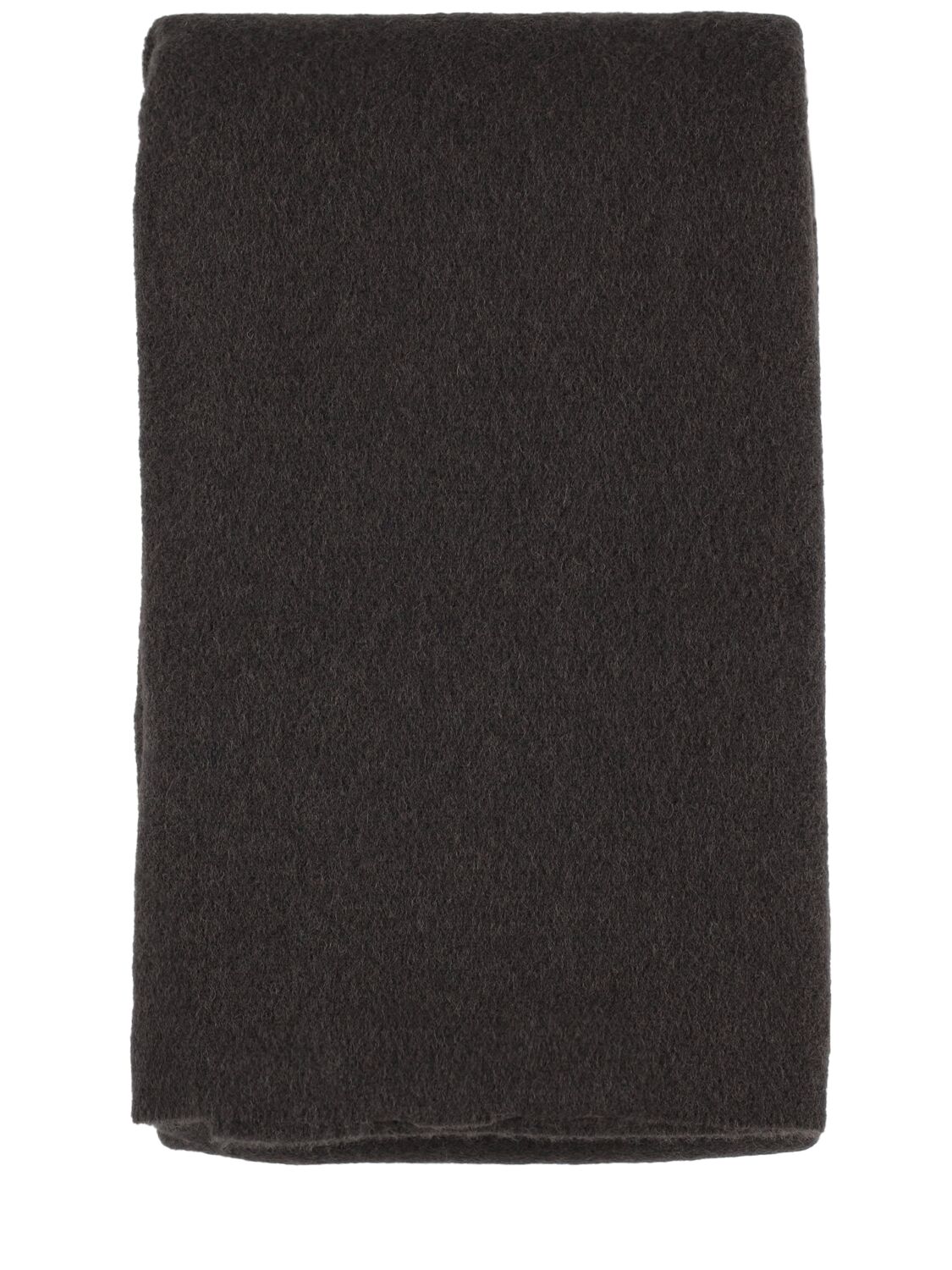 Hay Mono Wool Throw In Black