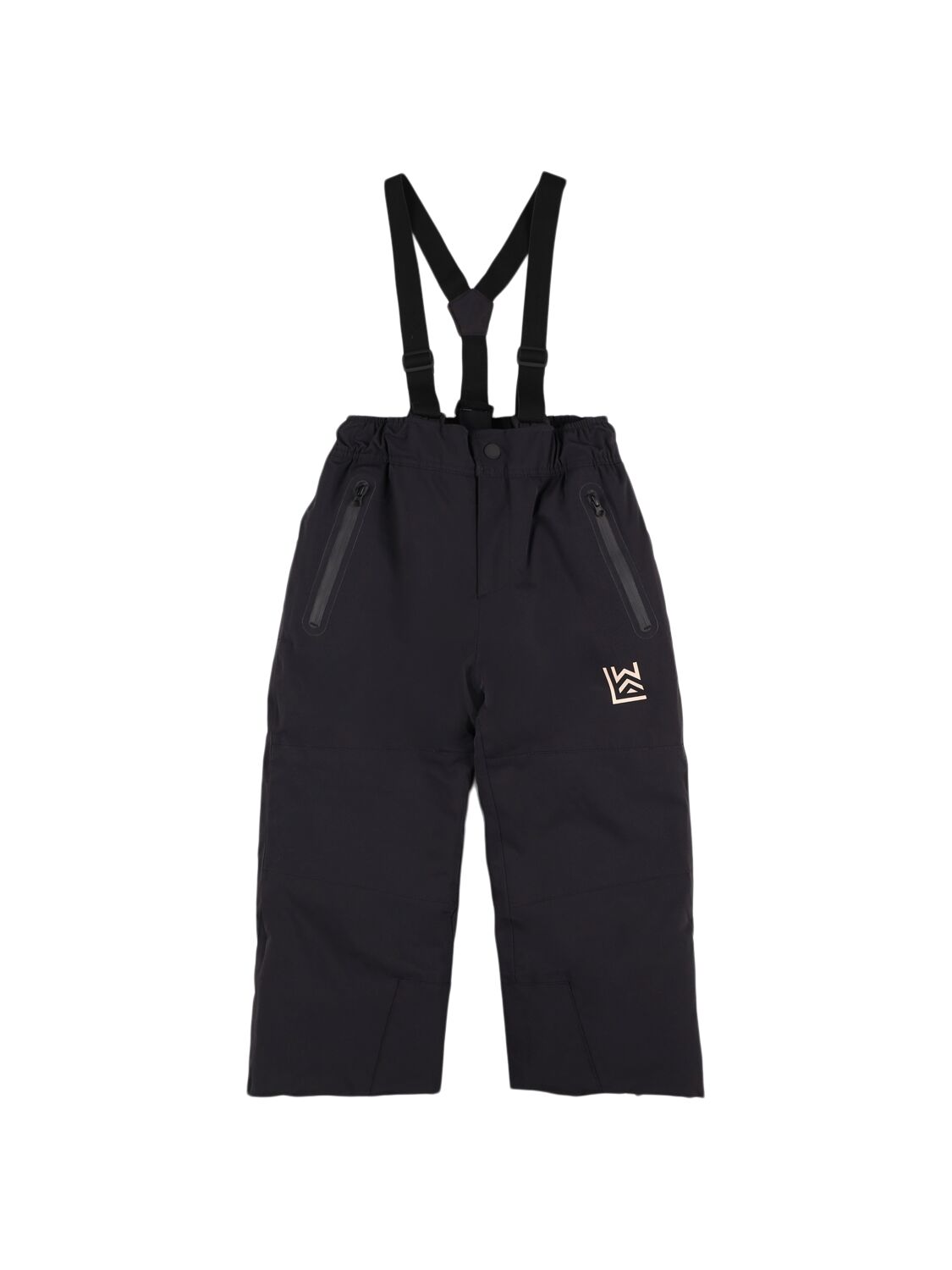 Liewood Poly Snow Pants W/suspenders In Black