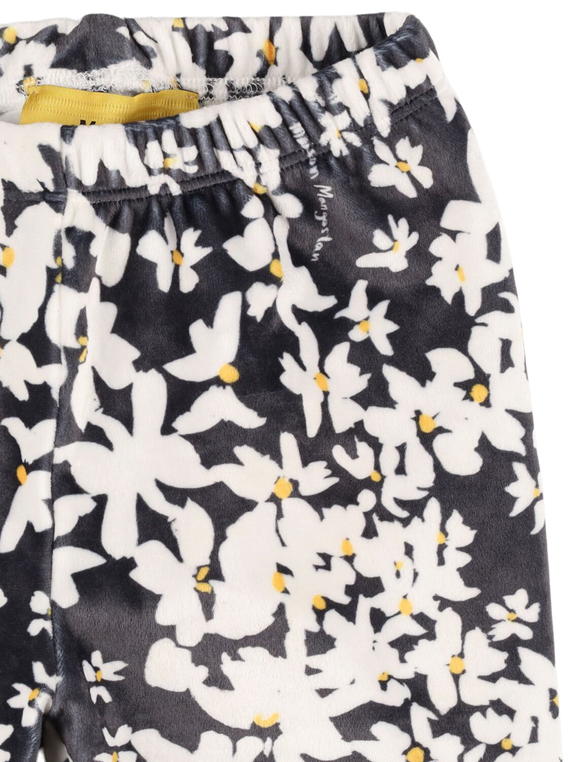 Shop Maison Mangostan Printed Cotton Leggings In Multicolor