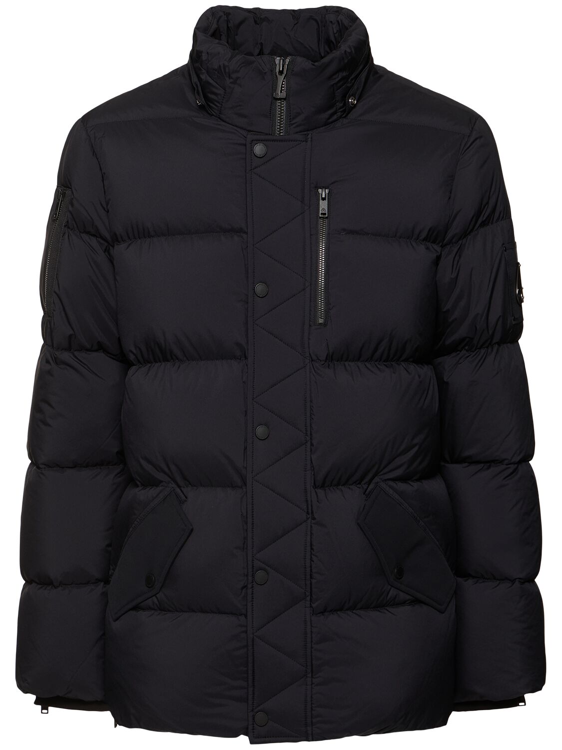 Shop Moose Knuckles 3q Everest Down Jacket In Black