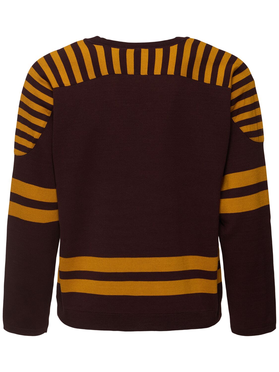 Shop Bode Rink Sweater In Brown/yellow