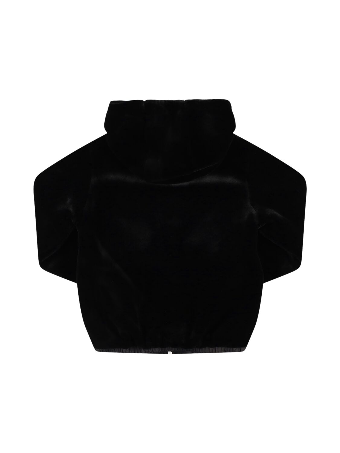 Shop Moose Knuckles Hooded Poly Sherpa Jacket In Black