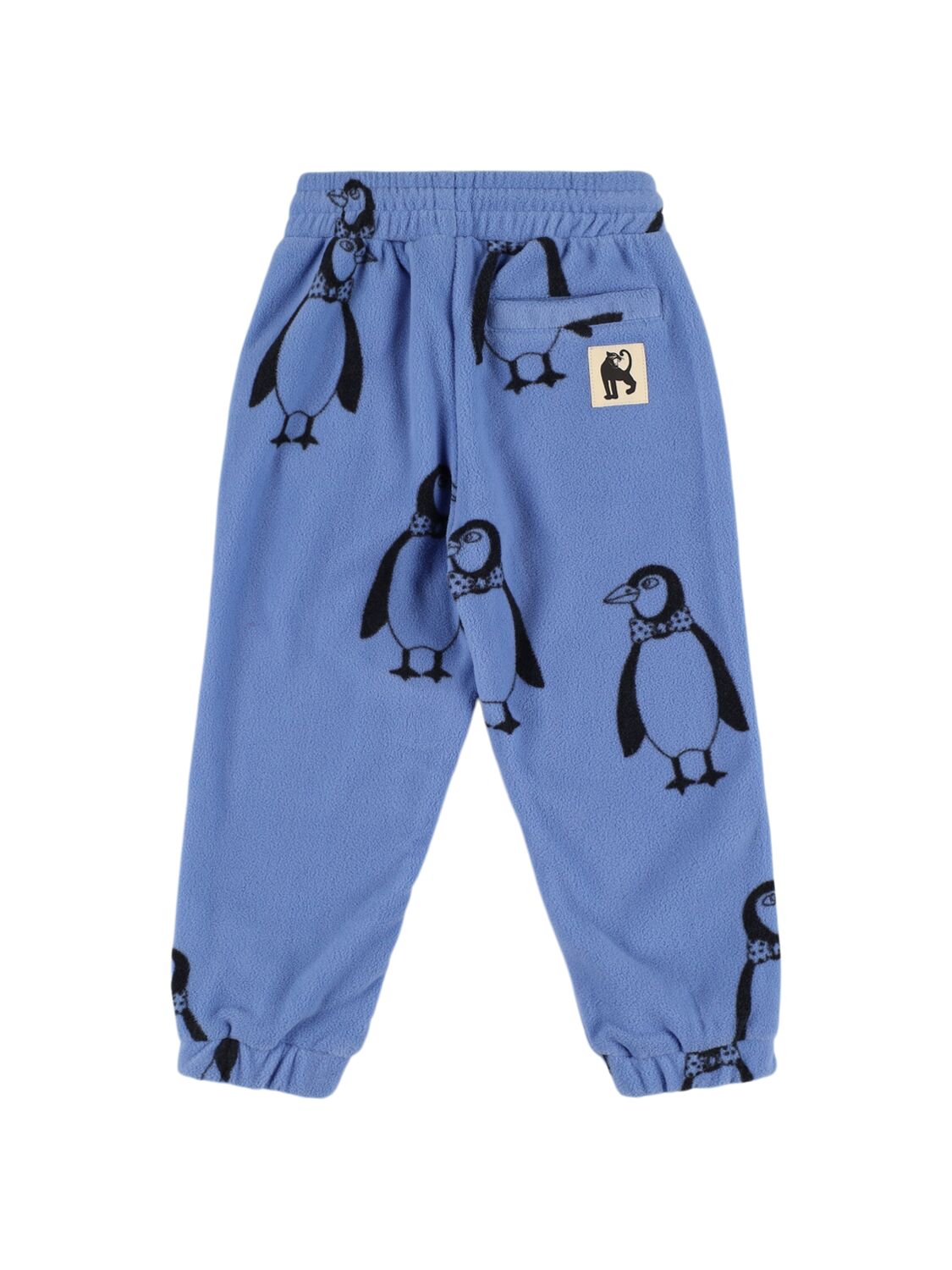 Shop Mini Rodini Printed Recycled Poly Sweatpants In Blue