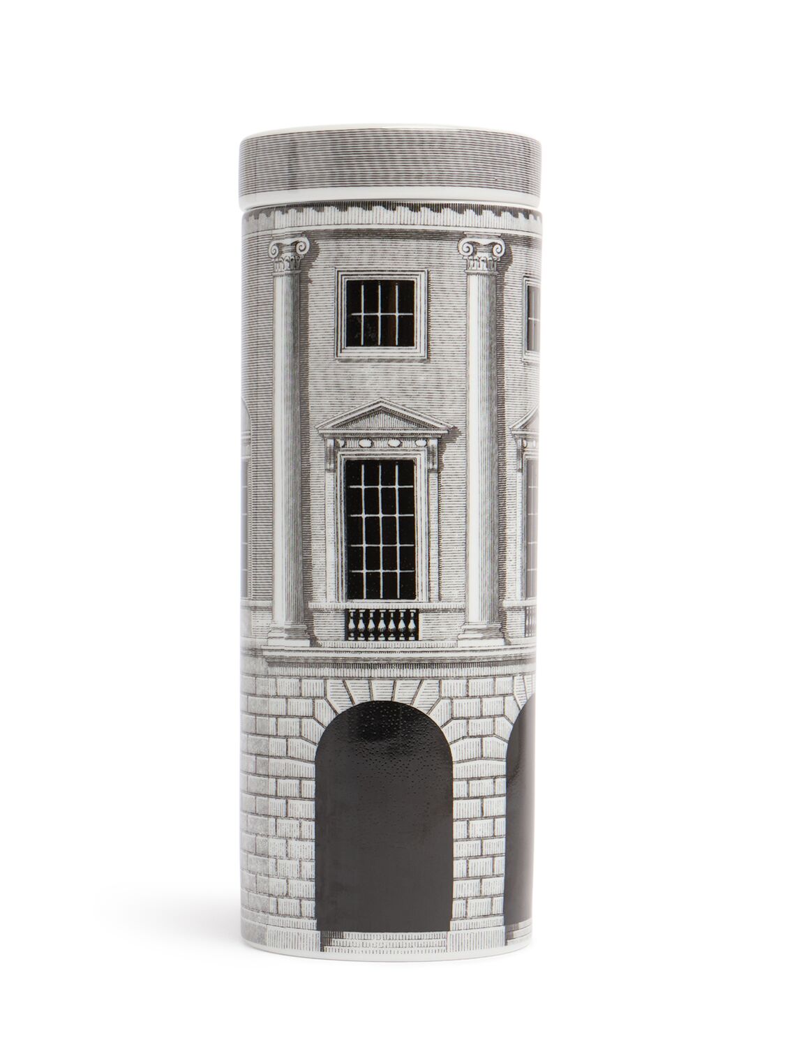 Fornasetti Torre Architettura Candle In Gray