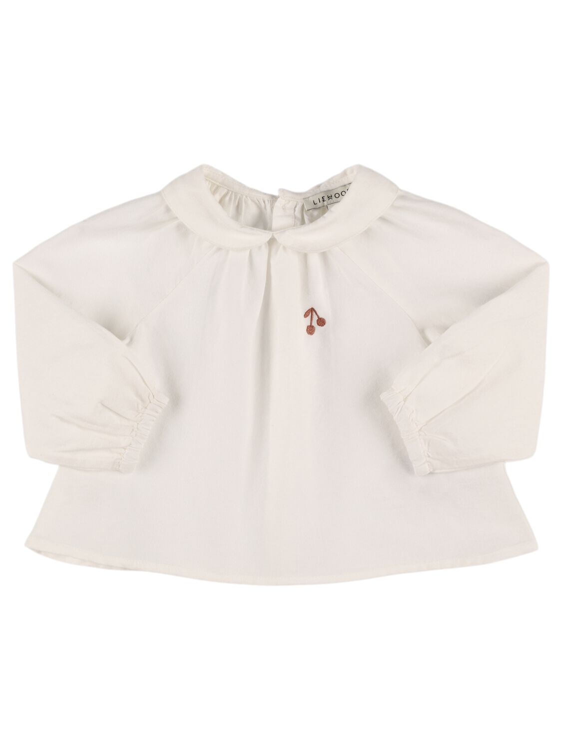 Liewood Kids' Organic Cotton Shirt In White