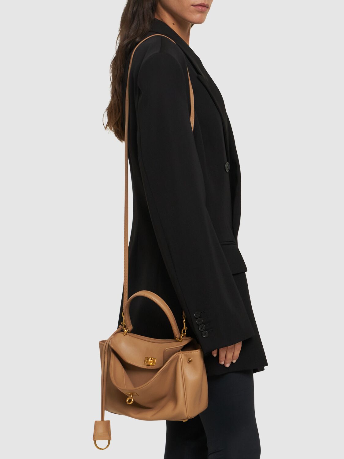Mini Rodeo Leather Top Handle Bag