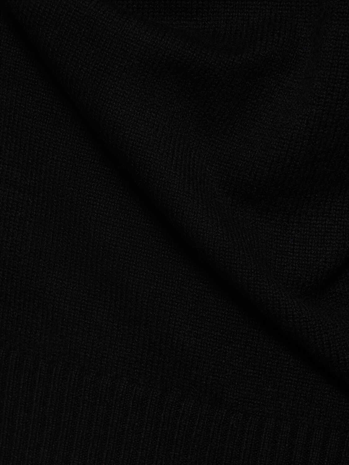 Shop Hugo Boss Elogico Cashmere Turtleneck Sweater In Black