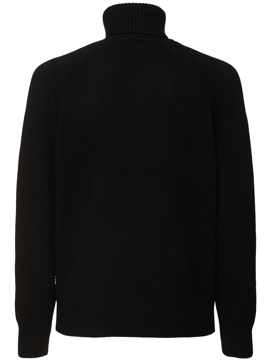 Shop Hugo Boss Elogico Cashmere Turtleneck Sweater In Black