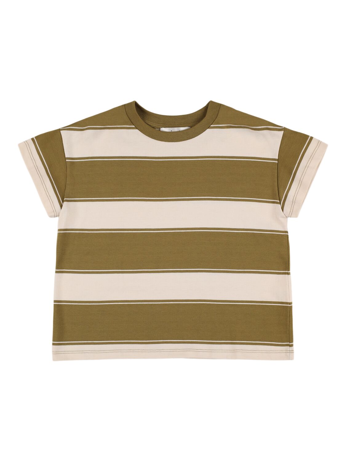 Main Story Kids' Striped Organic Cotton T-shirt In Multicolor