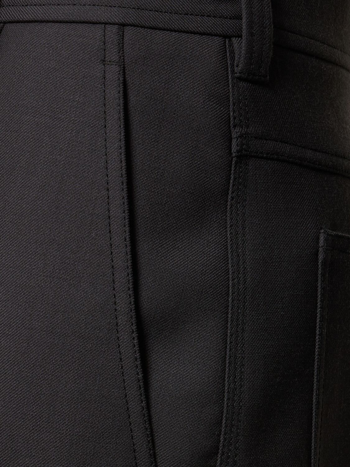 Shop Zegna Pure Wool 5-pocket Pants In Dark Grey