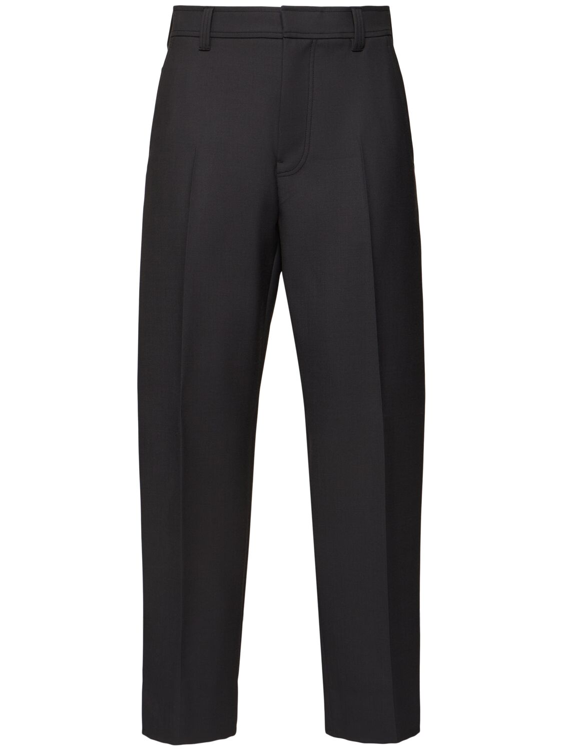 Shop Zegna Pure Wool 5-pocket Pants In Dark Grey