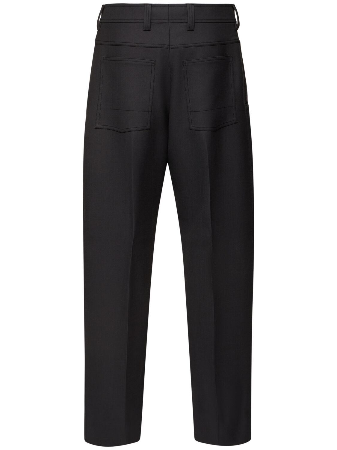 Shop Zegna Pure Wool 5-pocket Pants In Dark Grey