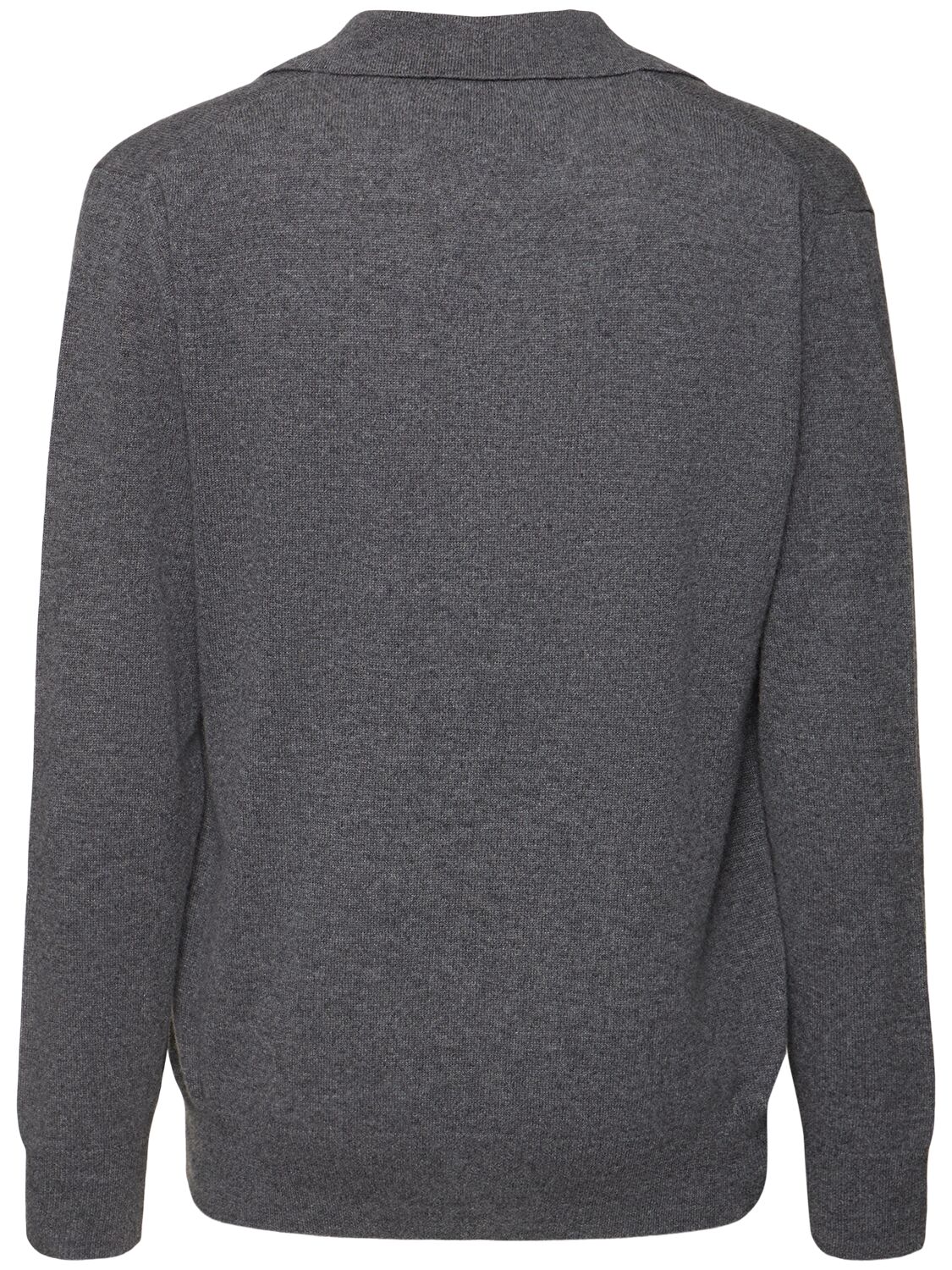 Shop Seven Gauge Cashmere Polo In Grey