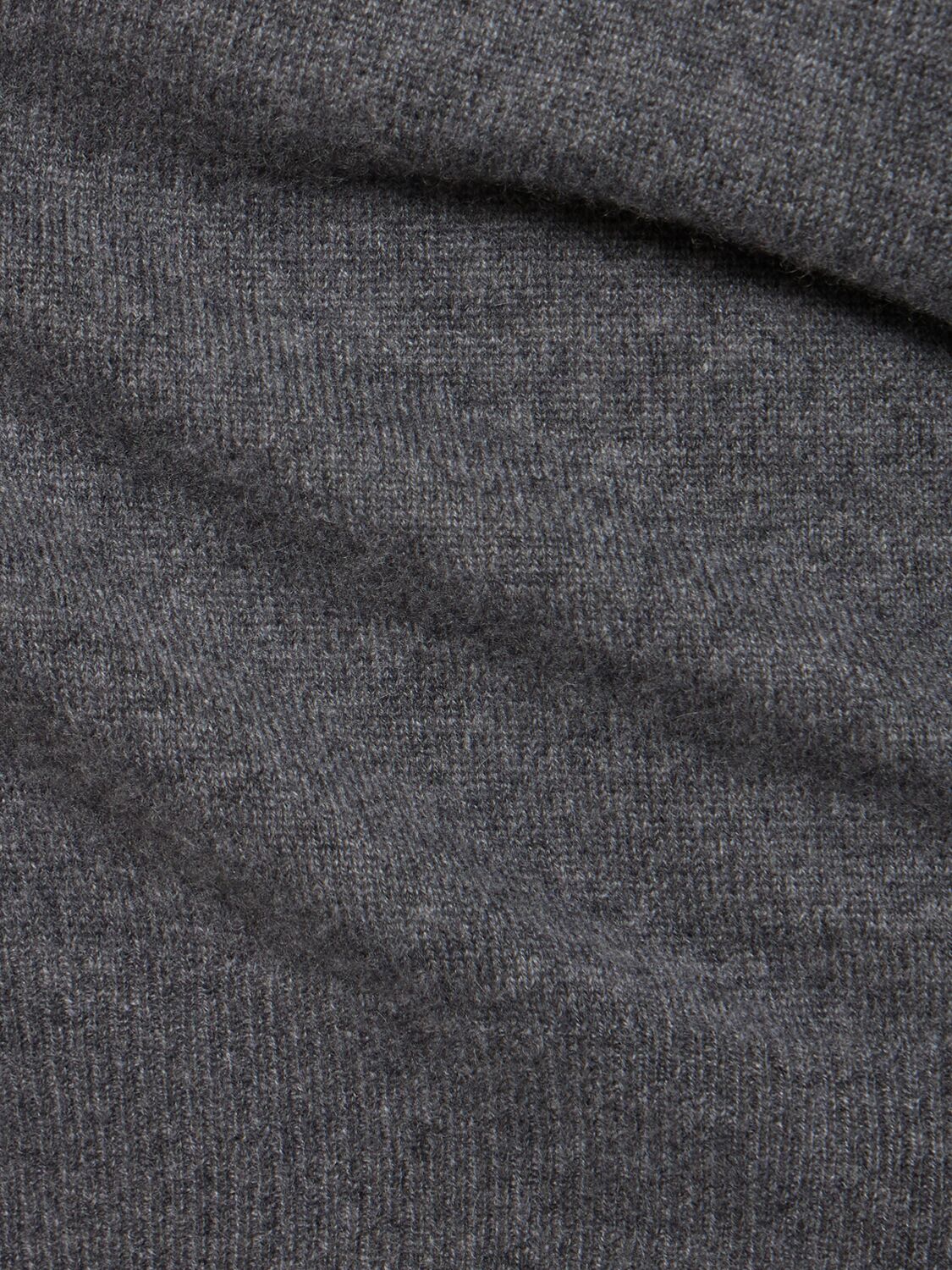 Shop Seven Gauge Cashmere Polo In Grey