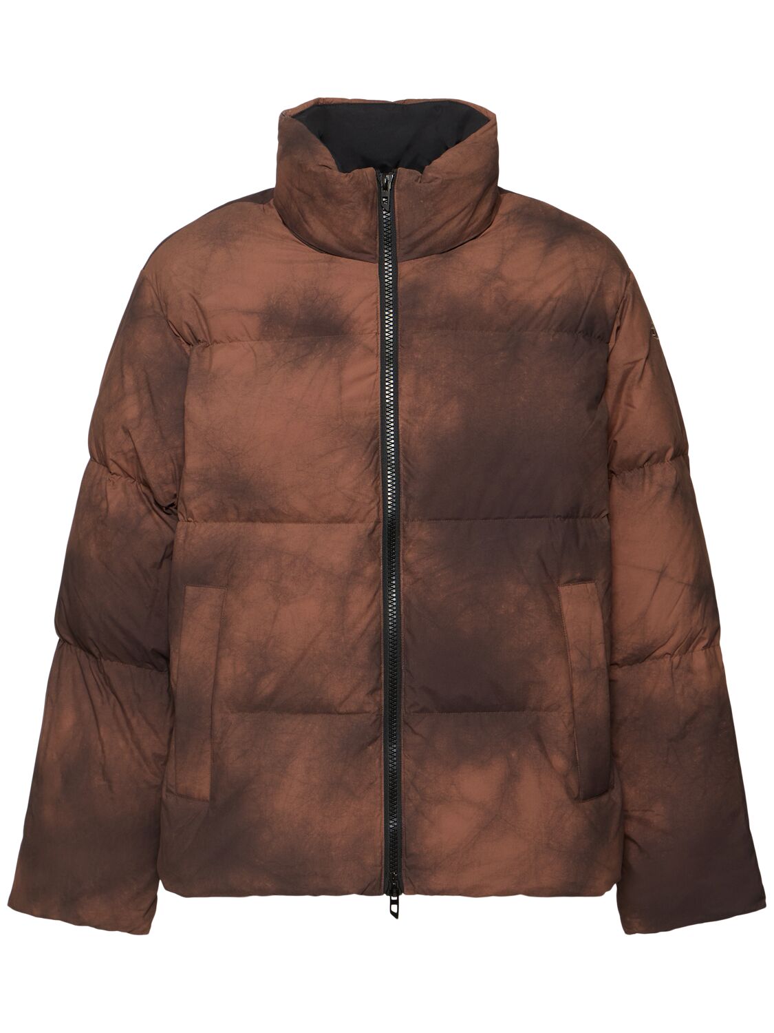 Diesel W-raveel Puffer Jacket In Brown