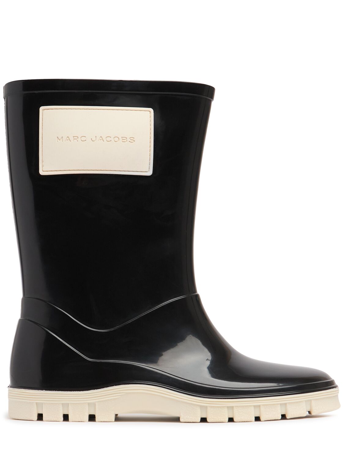 Marc Jacobs Pvc Rainboots W/logo In Black